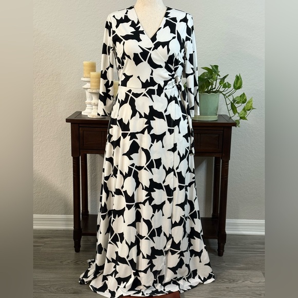 CATO Maxi Wrap Dress 1969 - Picture 1 of 7